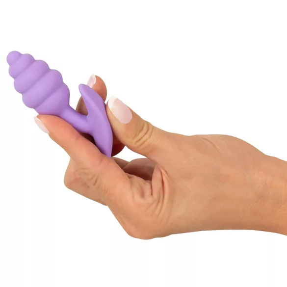 Cuties Mini Butt Plug - plug anale piccolo - silicone viola 2,8 cm