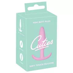   Cuties Mini Butt Plug - plug anale piccolo in silicone - rosa 2,1 cm