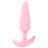 Cuties Mini Butt Plug - plug anale piccolo in silicone - rosa 2,1 cm