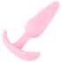 Cuties Mini Butt Plug - plug anale piccolo in silicone - rosa 2,1 cm