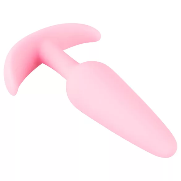 Cuties Mini Butt Plug - plug anale piccolo in silicone - rosa 2,1 cm