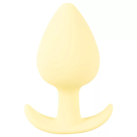 Cuties - plug anale mini - silicone giallo 3,1cm