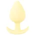 Cuties - plug anale mini - silicone giallo 3,1cm