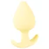 Cuties - plug anale mini - silicone giallo 3,1cm
