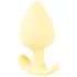Cuties - plug anale mini - silicone giallo 3,1cm
