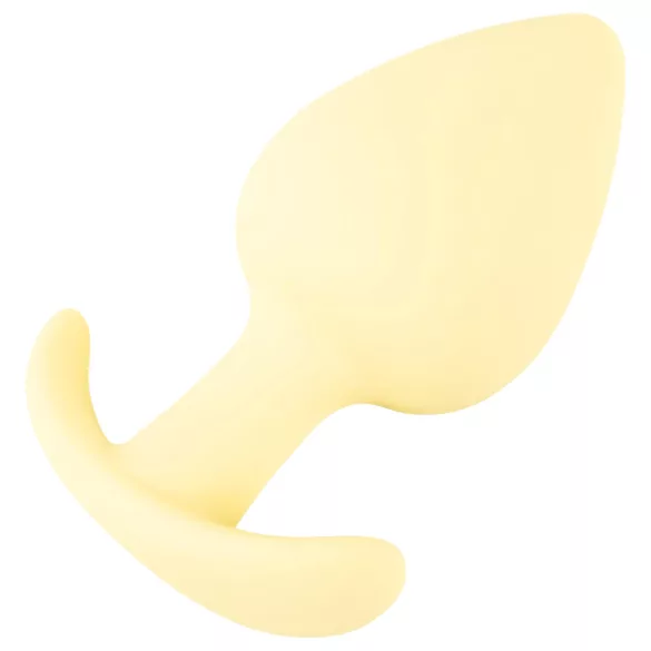Cuties - plug anale mini - silicone giallo 3,1cm
