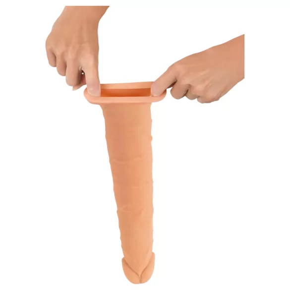 Nature Skin - preservativo fallico allungante e ispessente - 24 cm