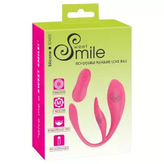   SMILE - ovetto vibrante wireless a batteria ricaricabile (rosa)