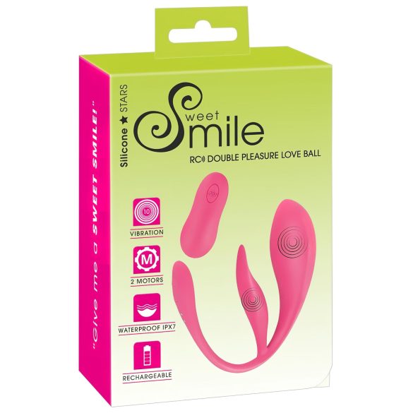SMILE - Uovo Vibrante Ricaricabile e Radio (Rosa)