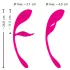 SMILE - ovetto vibrante wireless a batteria ricaricabile (rosa)