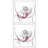 SMILE - ovetto vibrante wireless a batteria ricaricabile (rosa)