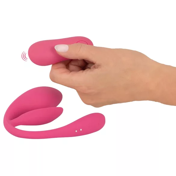 SMILE - ovetto vibrante wireless a batteria ricaricabile (rosa)