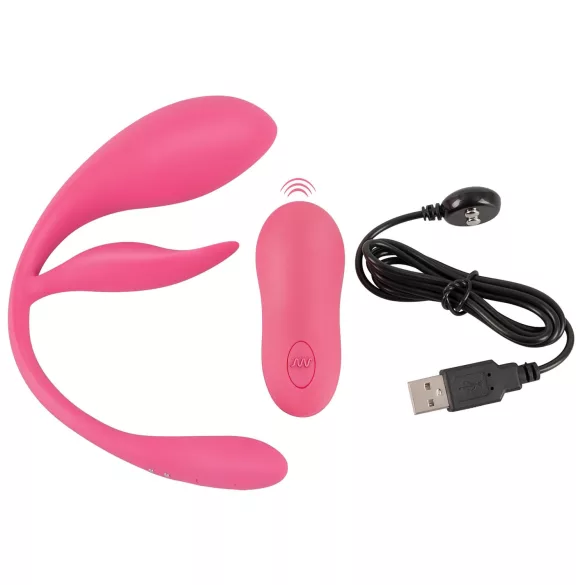 SMILE - ovetto vibrante wireless a batteria ricaricabile (rosa)