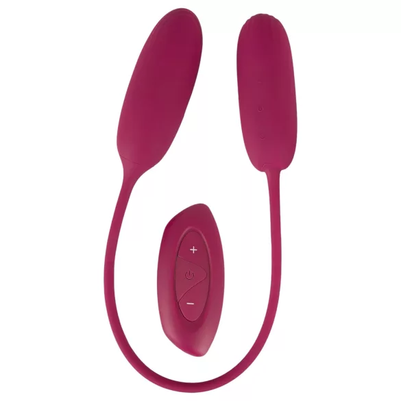 Smile Love Egg Duo - ovetto vibrante doppio - vaginale e anale