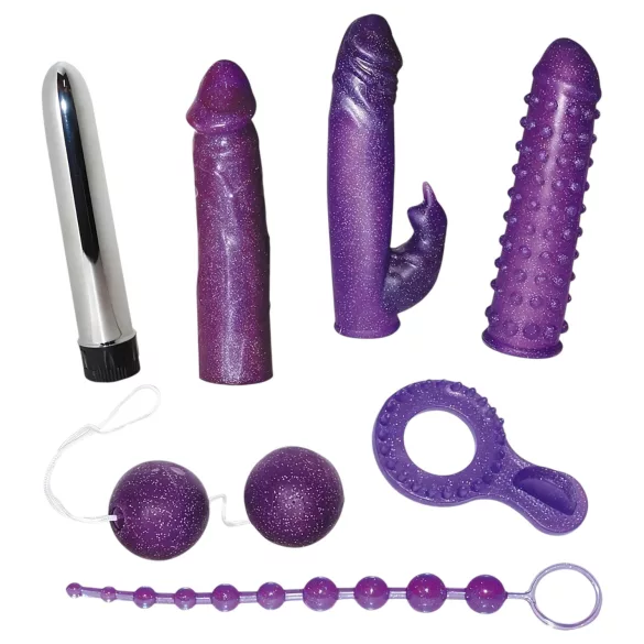 You2Toys - Set vibratore glitterato - 7 pezzi