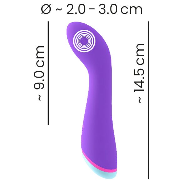You2Toys bunt. - vibratore punto G ricaricabile impermeabile silicone viola