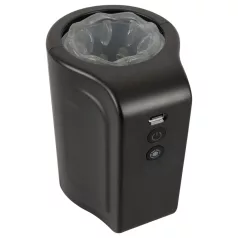 Rebel - masturbatore rotante impermeabile - nero