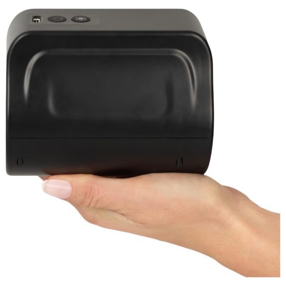 Rebel - masturbatore rotante impermeabile - nero