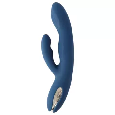   Svakom Aylin - vibratore vaginale con clitoride pulsante ricaricabile - blu