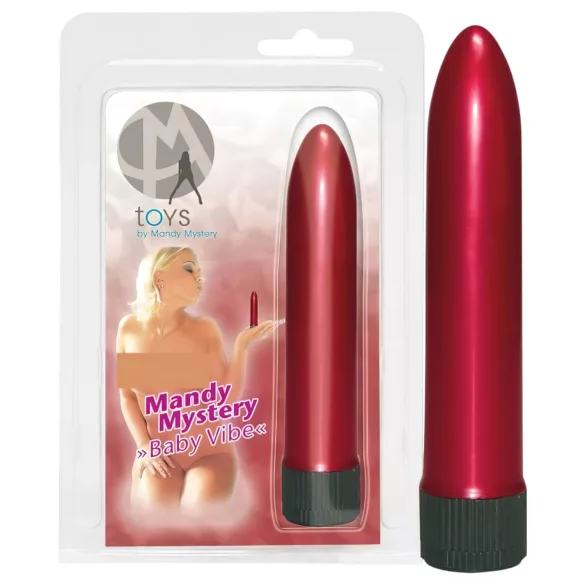 Mini vibratore - compatto - rosso perla