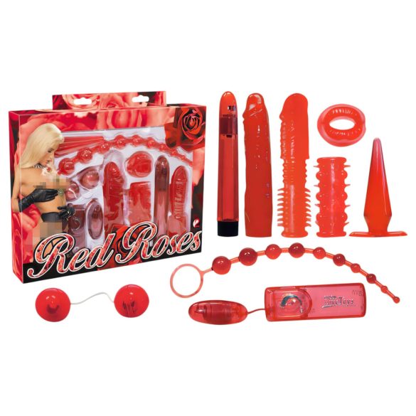You2Toys - Rose Rosse - Set Vibratori (9 pezzi)