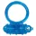 You2Toys - anello fallico vibrante in silicone - blu