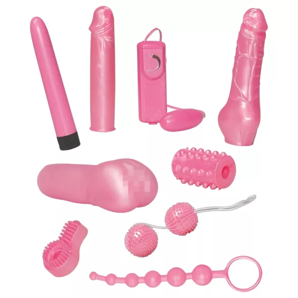 You2Toys - Set vibratore 9 pezzi - accessori erotici multicolore