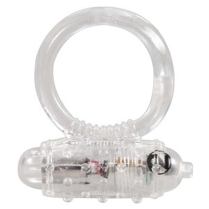 Anello penico in silicone trasparente con vibrazione di You2Toys