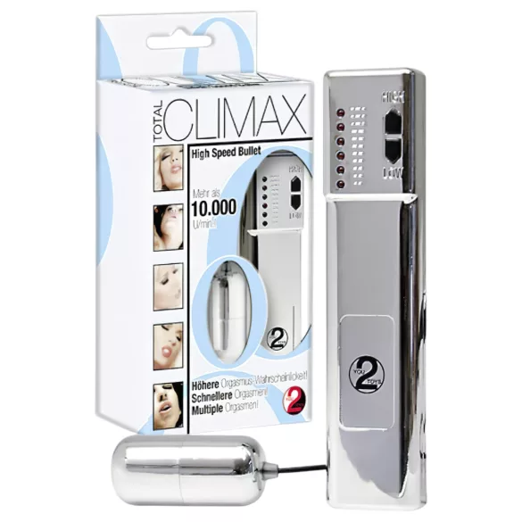 You2Toys Climax - Ovetto vibrante - Argento