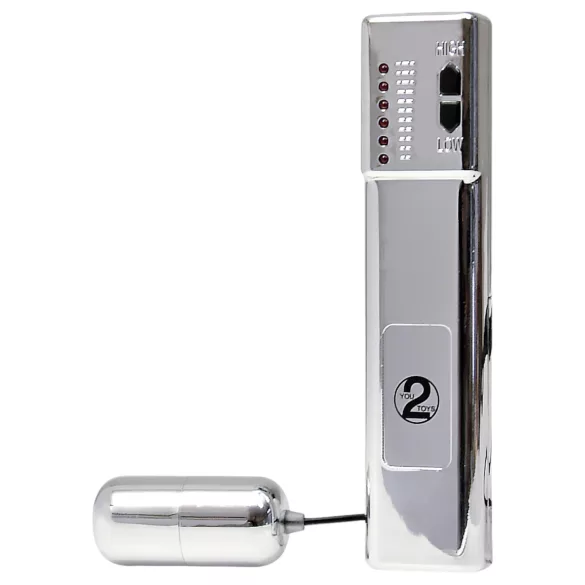 You2Toys Climax - Ovetto vibrante - Argento
