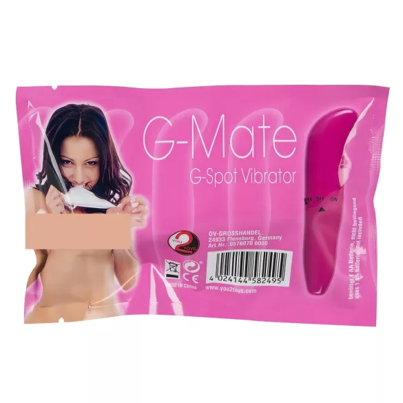 You2Toys - vibratore punto G - impermeabile silicone rosa