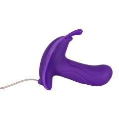 Flutter Butterfly - vibratore intimo in silicone (viola)
