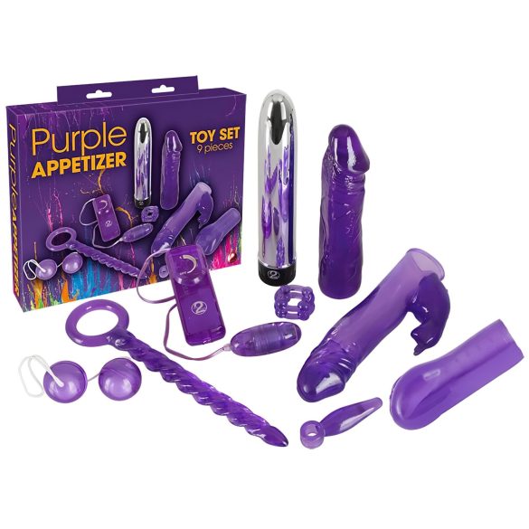 You2Toys - Antipasto Viola - Set Vibrante (9 pezzi)