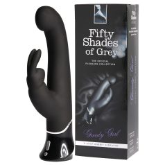   Fifty Shades of Grey - vibratore con stimolatore clitorideo - ricaricabile USB