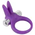 SMILE - anello fallico vibrante rabbit - silicone viola