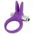 SMILE - anello fallico vibrante rabbit - silicone viola