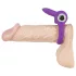 SMILE - anello fallico vibrante rabbit - silicone viola