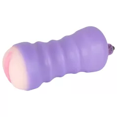   You2Toys - masturbatore realistico vibrante vagina - silicone naturale viola
