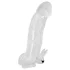 Crystal Skin - estensore vibrante per pene - silicone realistico