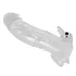 Crystal Skin - estensore vibrante per pene - silicone realistico