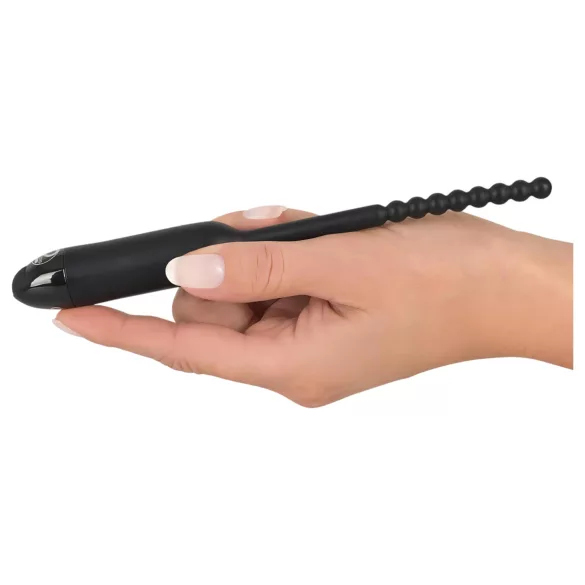 You2Toys - dilatatore uretrale vibrante perlato - 0,8 cm nero
