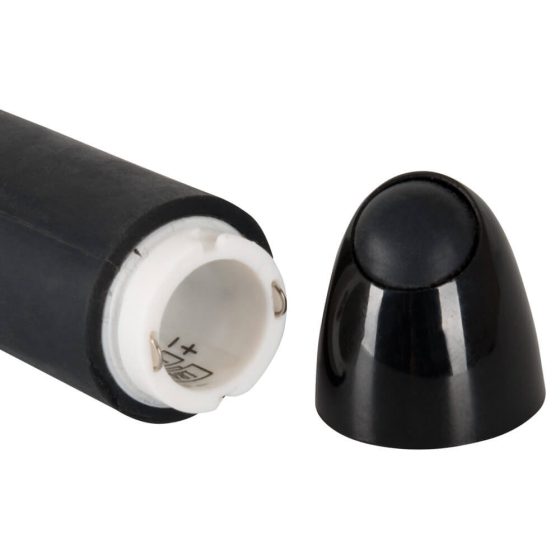 You2Toys - Dilatatore perlato - vibratore uretrale nero, sferico, in silicone (8 mm)