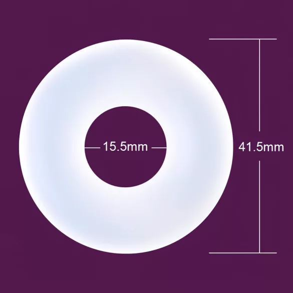 Durex Pleasure Ring - anello fallico - trasparente