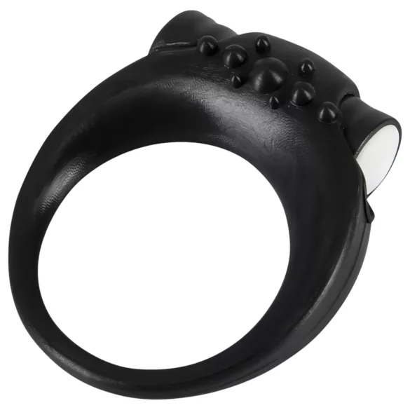 SMILE Stayer - anello fallico vibrante - nero