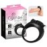 SMILE Stayer - anello vibrante per il piacere (nero)