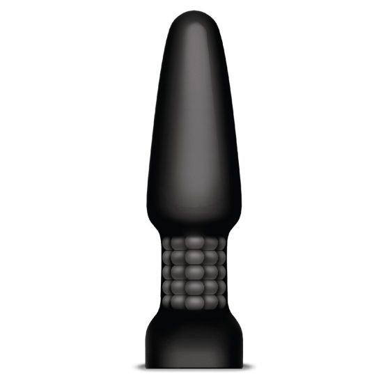 Vibratore anale nero con perline rotanti e ricaricabile b-Vibe