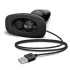 b-Vibe - vibratore anale ricaricabile con perle rotanti (nero)