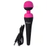 PalmPower Wand - massaggiatore vibrante ricaricabile - silicone rosa/nero