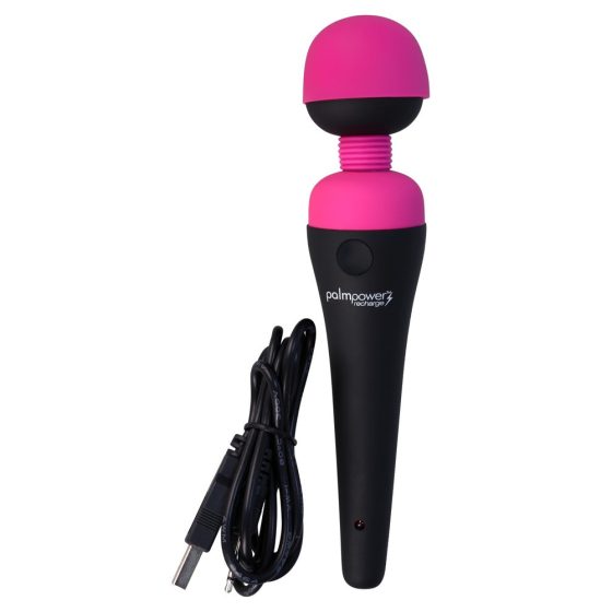 Bacchetta Massaggiante PalmPower - Vibratore Ricaricabile (Rosa-Nero)