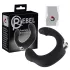 Rebel - vibratore prostatico curvo - silicone nero